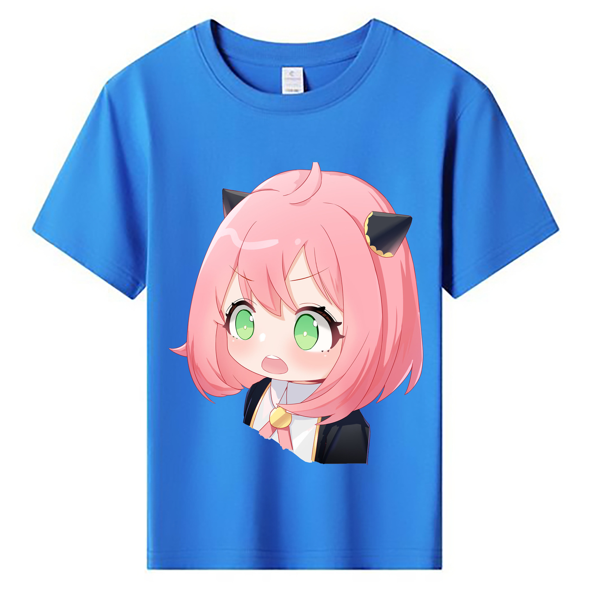（画像用） SPY×FAMILY间谍家家酒 綿100％キッズTシャツ（フロントプリント）